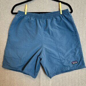 Patagonia Baggies Shorts Mens Small Blue 6" Inseam - Liner Removed - Gorpcore